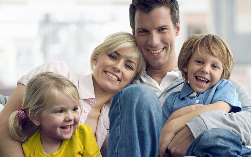 Happy Family Spending Time Together